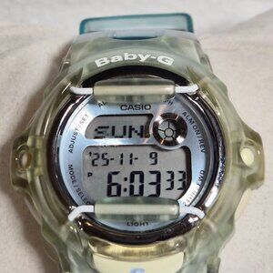 Casio G Shock Baby G - Transparent blue NWOT condition